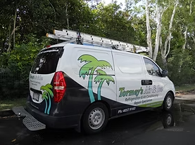 The Tormey's Air & Ice service van